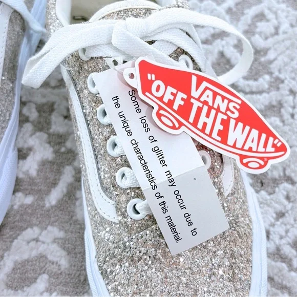 NWT Vans Old Skool Chunky Glitter Sneaker - Picture 8 of 11